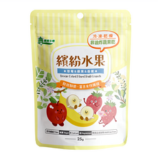 義美生機 繽紛水果, 25g, 1包