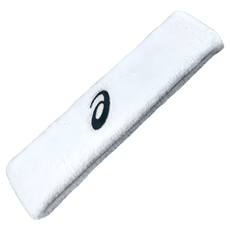 ASICS 亞瑟士 頭帶 白色 OS, 1個