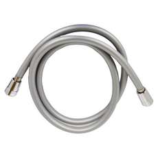 AQUADUO 高級型無扭結淋浴軟管, 360度旋轉, 防漏水設計, 1.5m, 銀色