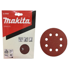 Makita 牧田 台灣公司貨 砂紙 60 D-54508, 125mm, 1盒