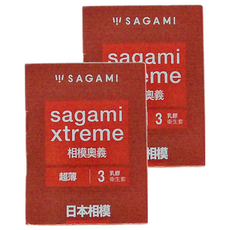 SAGAMI 相模 sagami x treme 相模奧義 超薄乳膠衛生套, 3片, 2盒