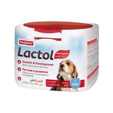 beaphar 樂透 乳犬奶粉, DHA配方, 促進成長發育, 富含維生素和礦物質, 250g, 1罐