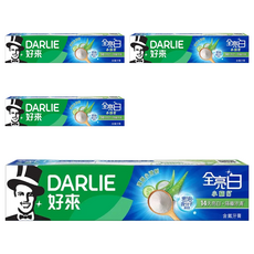 DARLIE 好來 全亮白 密泡小蘇打牙膏 蘆薈小清新 細緻綿密泡沫, 140g, 4條