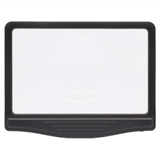 KING JIM Areme LED閱讀用手持放大鏡 AM50, 內置12個LED燈, 最大約3倍放大倍率, 1個