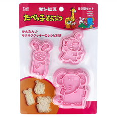 KAI 貝印 KITCHEN Tabekko Animal矽膠巧克力模具 DL-8103, 耐熱200度, 耐冷-30度, 1個