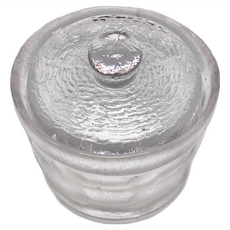 Homely Zakka 一夜漬淺漬缽玻璃醃漬罐 + 玻璃重石, 磨砂霧面玻璃材質, 350ml, 1組