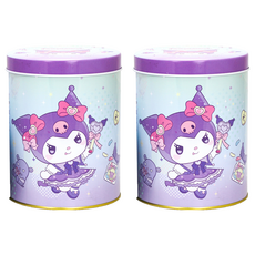 mille 米樂 爆米花 Kuromi 20週年紫魔法少女罐 焦糖口味, 2罐, 195g