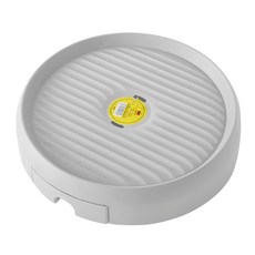 隱藏式滾輪自動排水花盆底盤, 淺褐色, 1個