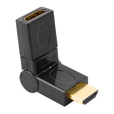 Bravo-U 1080 FHD 公對母180度兩面翻轉接頭 ABS材質, 1個, 單一商品