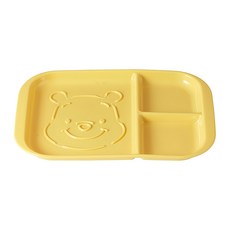 Skater 塑膠三格午餐盤, 286 x 194 x 21.5mm 8個月以上, 維尼, 1個