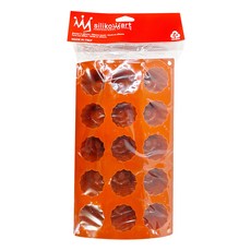 Silikomart 15連小花模 矽膠材質, 紅色, 1個