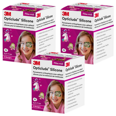 3M 矽膠護眼貼設計款 女孩用, 50片, 3盒