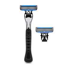 comet 六刀頭刮鬍刀柄 1支 + 替換刀片 12個, 1組, 1入