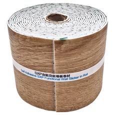 iINDOORS 泡棉立體防撞 自粘功能牆板卷材, 1捲, 10 x 500cm, B款 白色