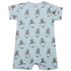 羊樂園 包屁連身衣(短袖) 95%天然竹纖維