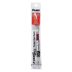 Pentel 飛龍文具 ENERGEL 極速鋼珠筆芯 LRN7-B 0.7 紅色, 紅色,, 12支