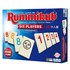 Rummikub 拉密 桌面遊戲 特別版, 1盒, 6人版