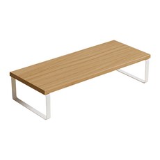 電腦螢幕墊高架 40 x 20 x 8cm, 蘋果木 + 白架