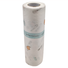 MIKA HOUSE 橘之屋 廚用拋棄式抹布 木漿+無紡布材質 25x25cm, 50張, 2組