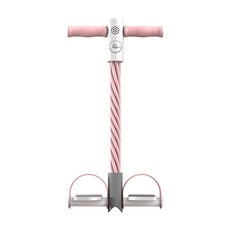 Friyu 智能計數升級 六管加粗 腳蹬拉力器, 1個, 粉色