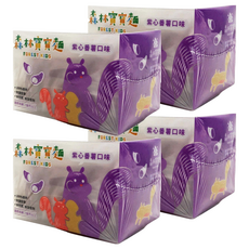 森林麵食 森林寶寶麵 紫心蕃薯口味, 100%食材 無鹽低鈉 無色素 無防腐劑 適合年齡: 7個月以上, 320g, 4盒