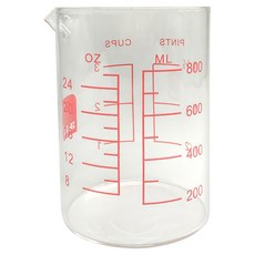 ibili 耐熱玻璃量杯, 透明色, 1個, 800ml