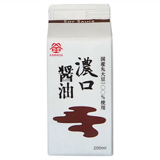KAMADA 鎌田 濃口醬油 日本香川縣產 使用國產丸大豆100%, 200ml, 1盒