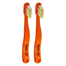 Scodyl 速可淨 幼兒超軟毛護齒牙刷, 刷頭長寬約1.3cm x 0.8cm, 台灣產, 顏色隨機, 1入, 2支