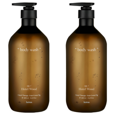 hetras. 飯店療癒沐浴乳 木質香 Hotel Wood, 1013ml, 2瓶