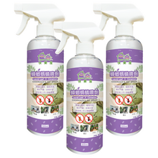 HAPPY HOUSE 快樂屋 蟑螂螞蟻噴劑 500ml, 含肉桂油、月桂葉精油, 3瓶