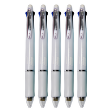 TEMPO 節奏牌 FUJILINE 4+1多色原子筆 0.7mm筆芯+0.5mm自動鉛筆 藍粉綠四色 5支入, 紫色, 1組