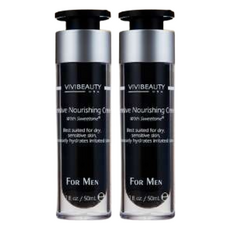 VIVIBEAUTY Man活乳霜, 強效滋養霜, 含Sweetone, 適合乾燥/敏感肌膚, 50ml, 2瓶