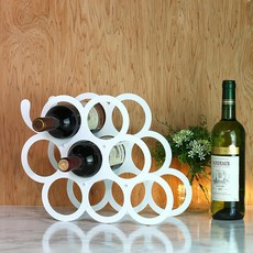 OPUS 東齊金工 豐收 葡萄 酒架, 優雅白, 1個