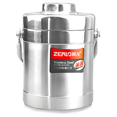 震龍 直型保溫提鍋 1.6L 保溫飯盒 便當盒, 1個, 不銹鋼