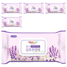 Tamsaa 衣物柔軟香氛烘衣片 薰衣草香, 5包, 60張