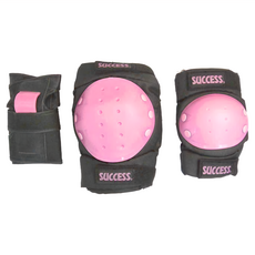 SUCCESS 三合一護具 和尚款, L, 紅色, 1組