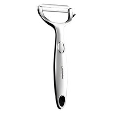 CheeMee 企美 不鏽鋼削皮刀 鋸齒刀片, 1支, 銀色