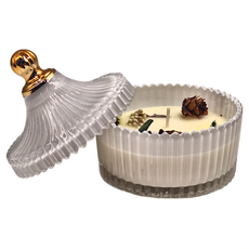 IRRESISTIBLE 乾燥花蠟燭 140g, 日本梅花, 1個