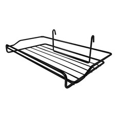 KI WISH 居家生活 掛勾式衛生紙架, 鐵製 黑色, 27x14.7公分 台灣製, 1個