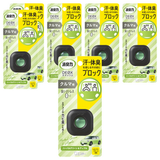 ST 雞仔牌 消臭力 DEOX 車用夾式芳香消臭劑 2ml, 草本+蘋果香, 6個