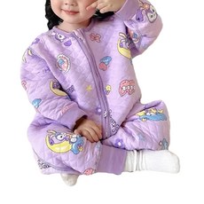 愛北鼻 無痕長袖防踢被睡衣