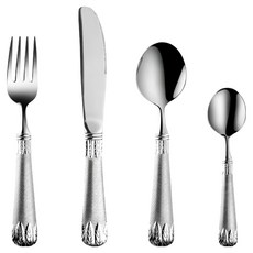 Buderus 316不鏽鋼餐具 食品接觸用 精緻細琢 溫潤手感, 永恆之作, 刀 + 叉子 + 湯匙2支, 1組