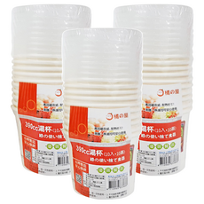 橘之屋 390cc 湯杯 附蓋, 食品級用紙 耐熱85度C 一次性使用 10入, 3組