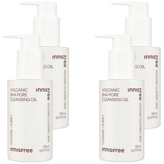 INNISFREE 火山泥毛孔潔淨卸妝油 150ml, BHA, 韓國製造, 4瓶