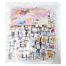 PUSAN 雜錦彈珠口香糖 Set 150, 可愛造型多種水果口味，每份3.96公克, 594g, 1袋