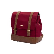 little unicorn LU時尚型爸後揹包 大開口設計 超大空間 肩背帶可調整長度, 木星紅