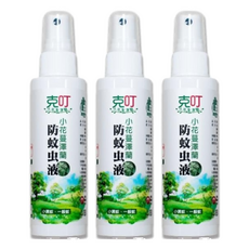 克叮 小花蔓澤蘭 防蚊液 一般款, 80ml, 3瓶