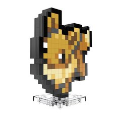 PoKeMoN 寶可夢 MEGA像素風格系列 迷你積木, 伊布 咖啡色 + 黑色, 1盒