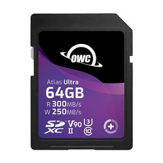 OWC Atlas Ultra SD 記憶卡 SDXC UHS-II V90, 1個, 64GB