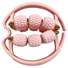 MICHAEL FITNESS 麥克健身 18輪夾腿按摩器, 雲霞粉, 1個
